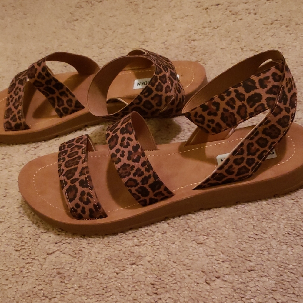 Steve Madden Leopard Print Sandals